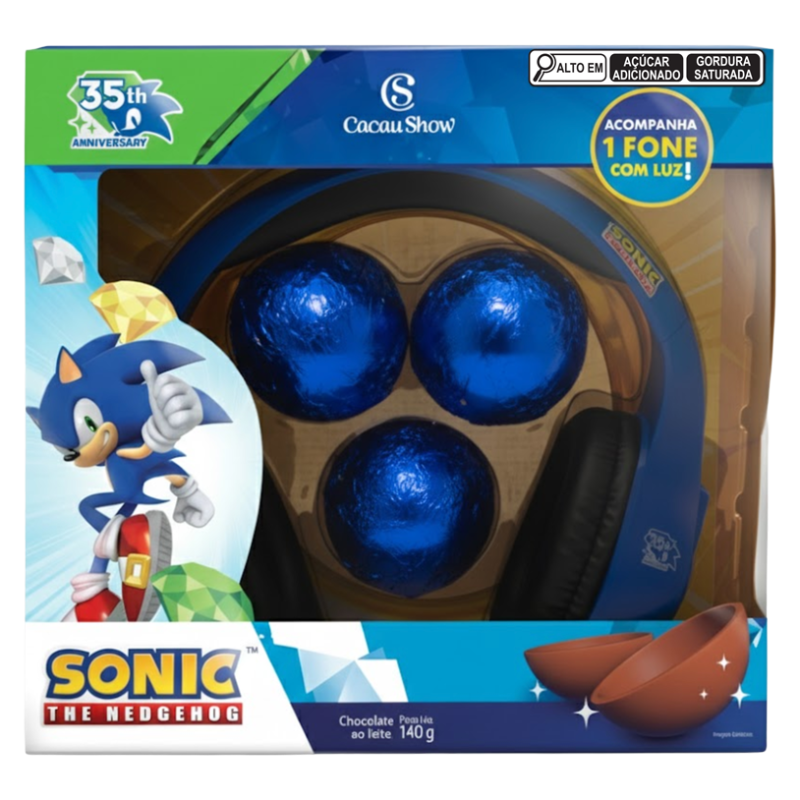 Ovo de Páscoa ao Leite Sonic 140g